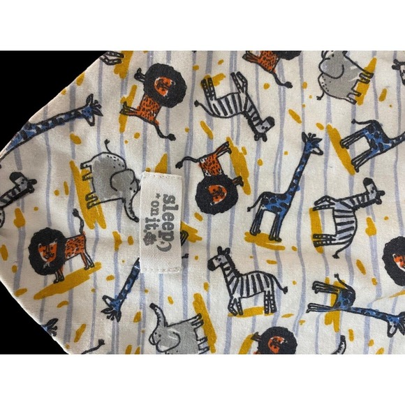 Sleep On It Lovey Gray Bear Zebra Giraffe Lion Elephant Animals Baby Boys Girls - Picture 4 of 4